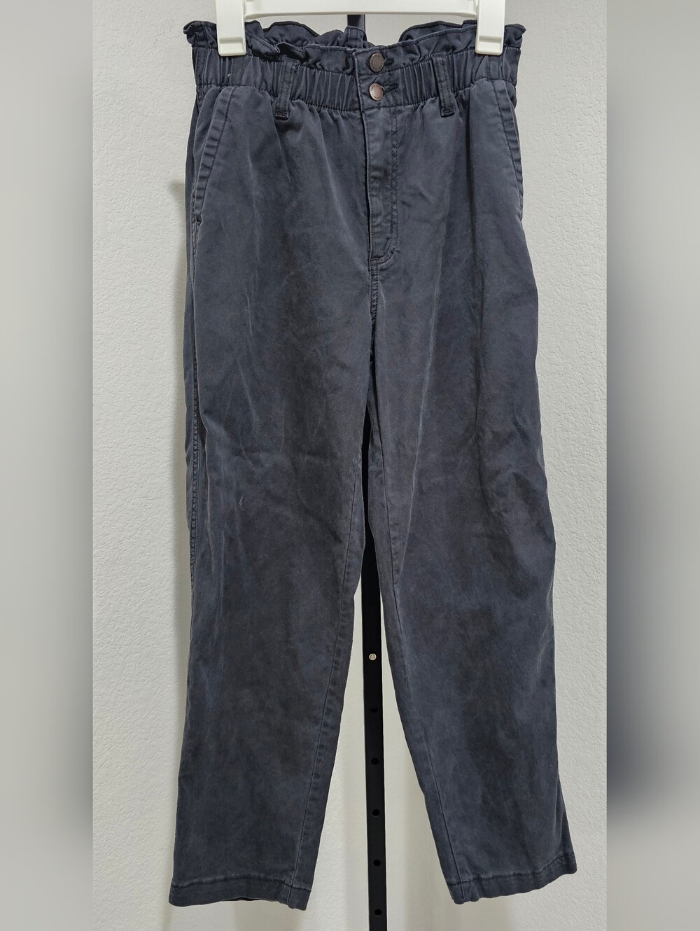Universal Thread Women's Paperbag Waist Chinos - Charcoal Navy